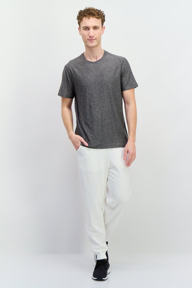 MOTION Men Sportswear Fit Short Sleeves Outdoor T-Shirt, Dark Grey - Image 4